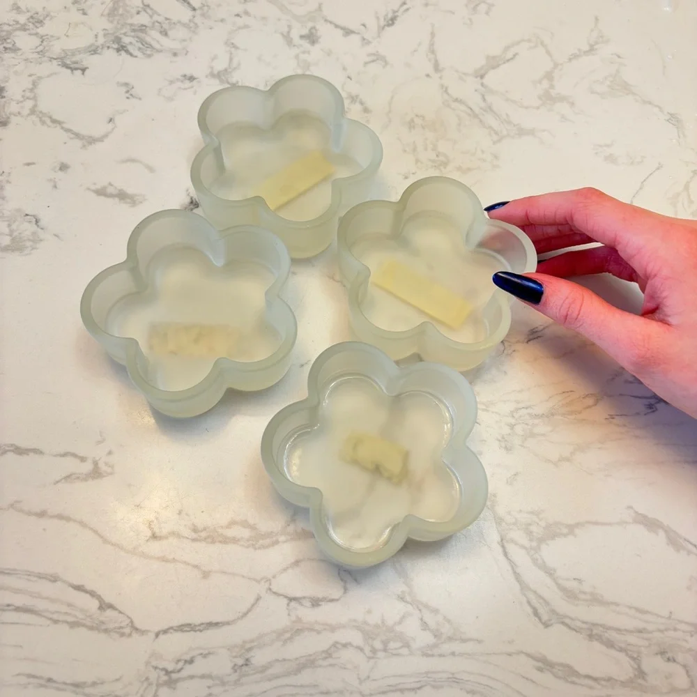 Vintage IKEA Glass Tea Light Holders, Set of 4